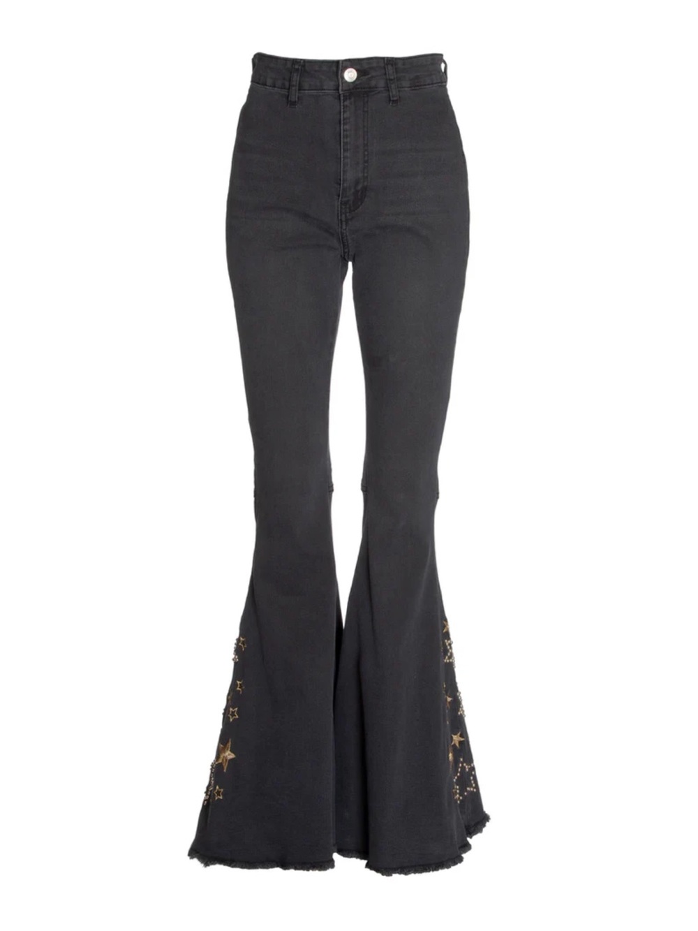 Embellished Bell Bottom Jeans